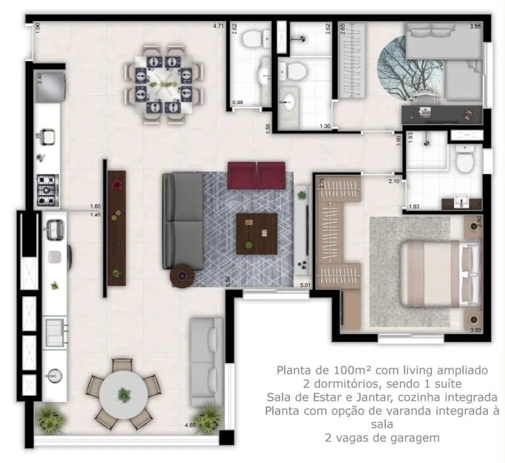 Apartamento, 2 quartos, 70 m² - Foto 16