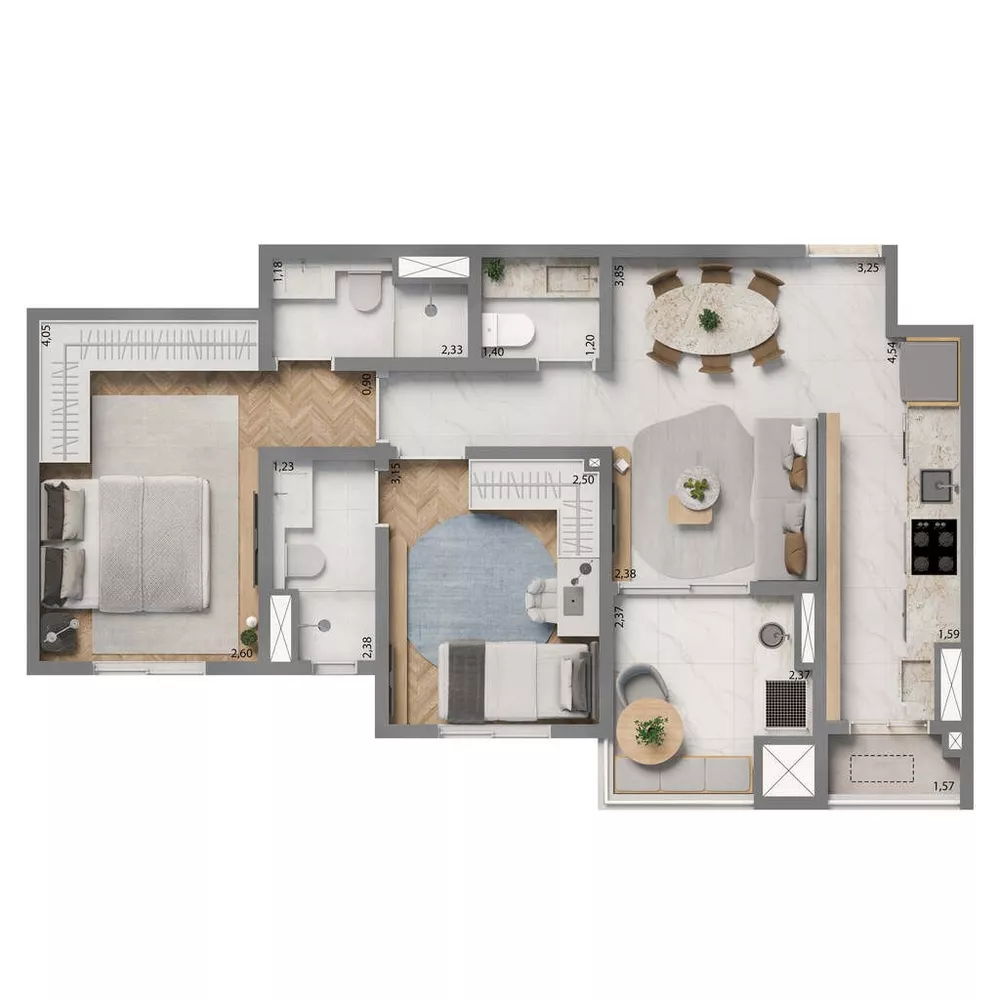 Apartamento, 3 quartos, 104 m² - Foto 21