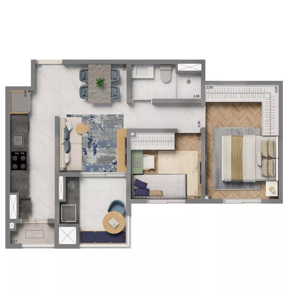 Apartamento, 3 quartos, 104 m² - Foto 20