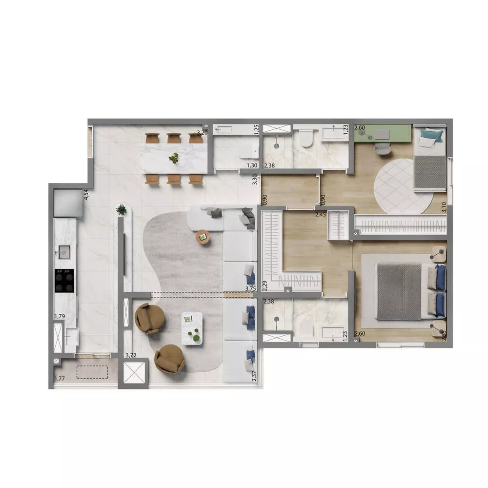 Apartamento, 3 quartos, 104 m² - Foto 22