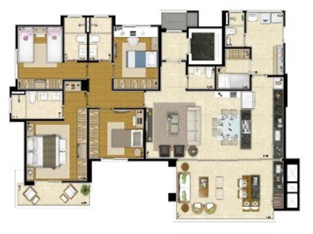Apartamento, 3 quartos, 171 m² - Foto 9