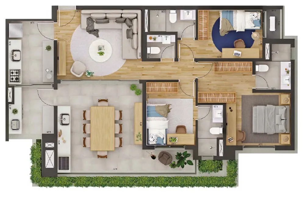Apartamento, 3 quartos, 111 m² - Foto 8