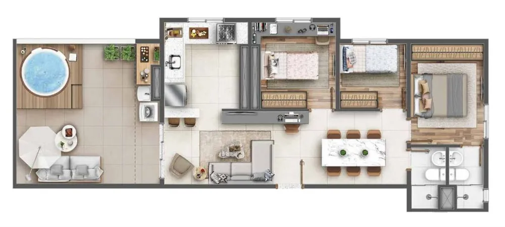 Apartamento, 2 quartos, 78 m² - Foto 1