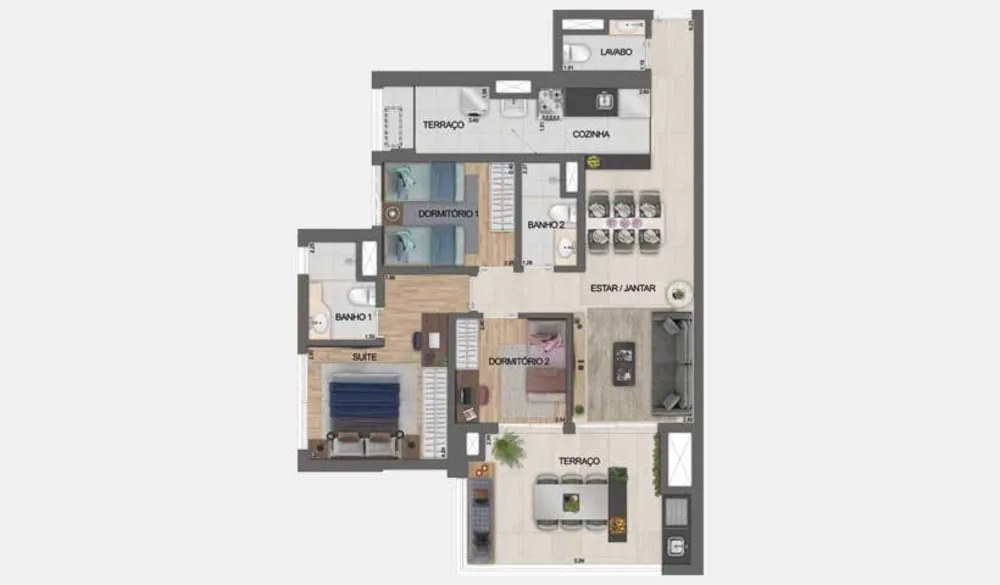 Apartamento, 3 quartos, 91 m² - Foto 32
