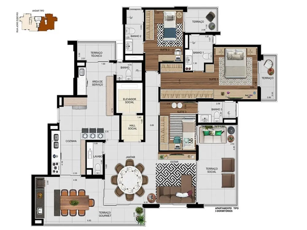 Cobertura, 3 quartos, 323 m² - Foto 25