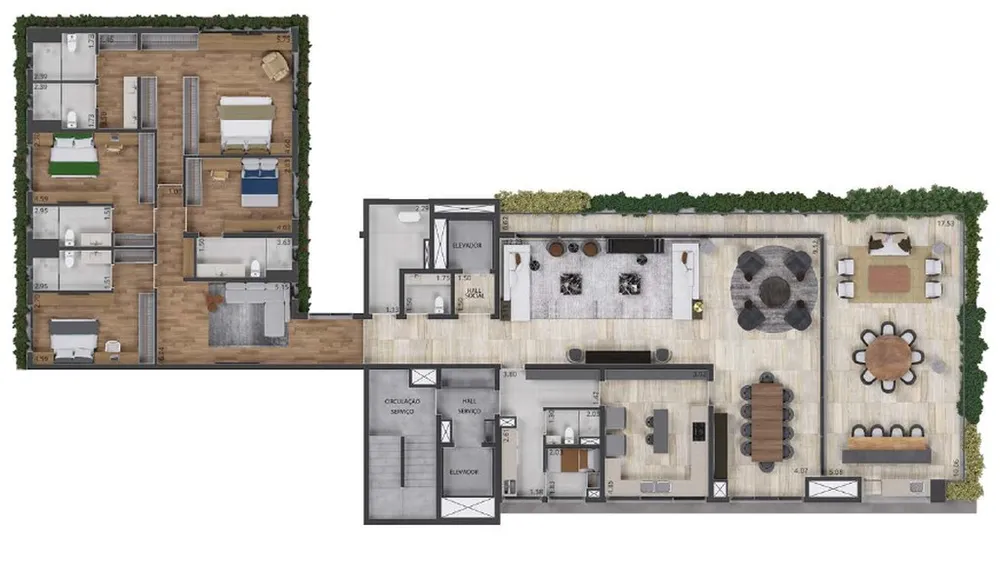 Apartamento, 4 quartos, 427 m² - Foto 7