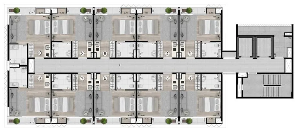 Apartamento, 1 quarto, 31 m² - Foto 4