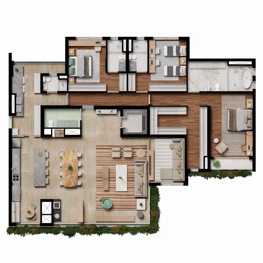 Apartamento, 4 quartos, 248 m² - Foto 1