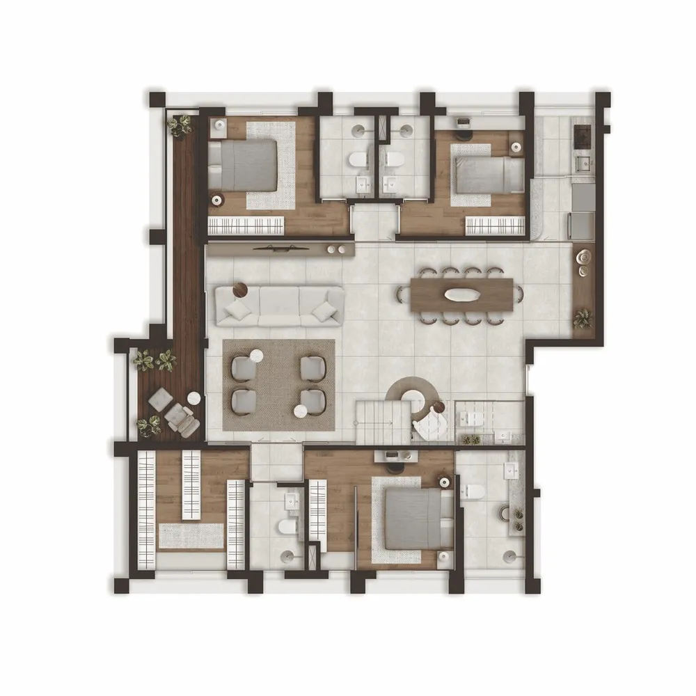 Apartamento, 2 quartos, 71 m² - Foto 2
