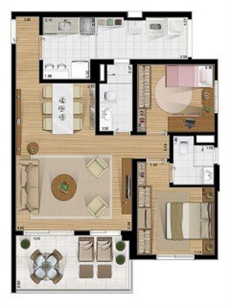 Apartamento, 3 quartos, 80 m² - Foto 16