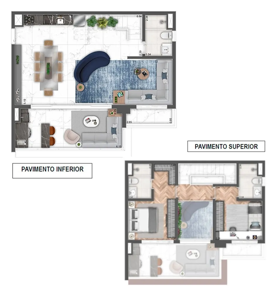 Apartamento, 1 quarto, 52 m² - Foto 11