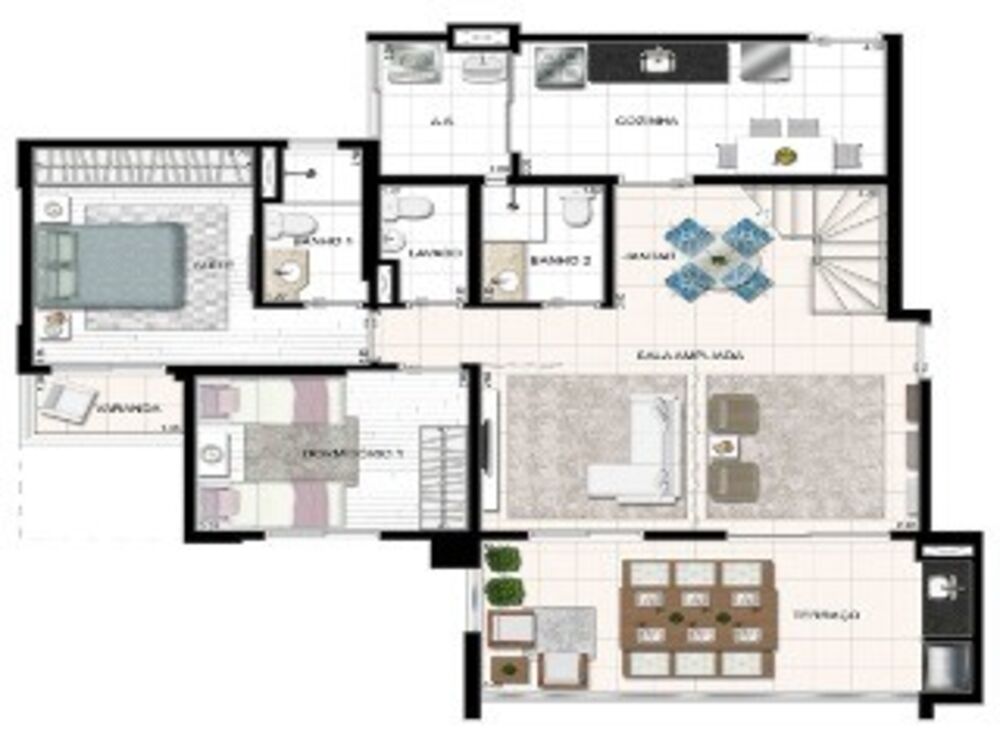 Apartamento à venda com 3 quartos, 98m² - Foto 6