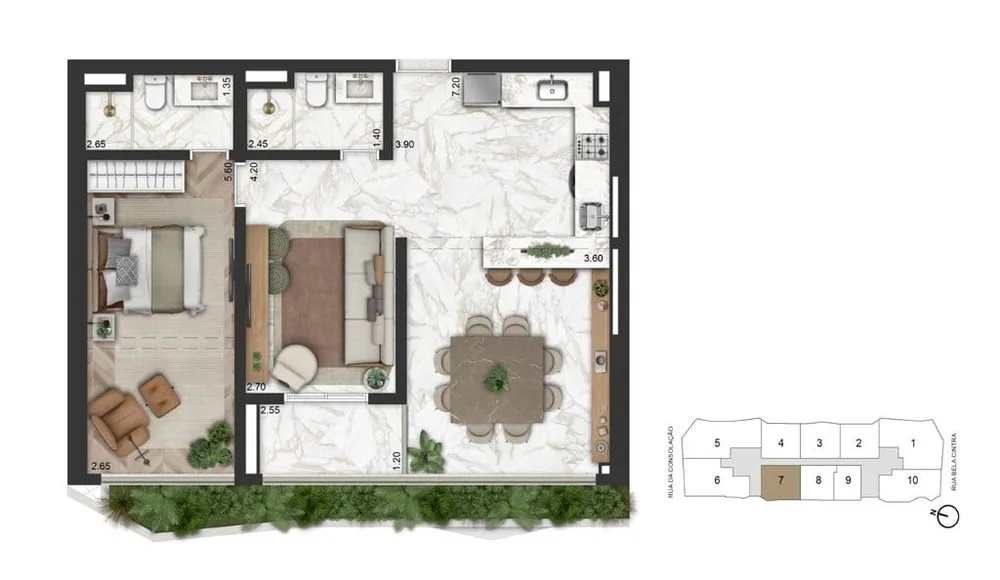 Apartamento, 2 quartos, 102 m² - Foto 11
