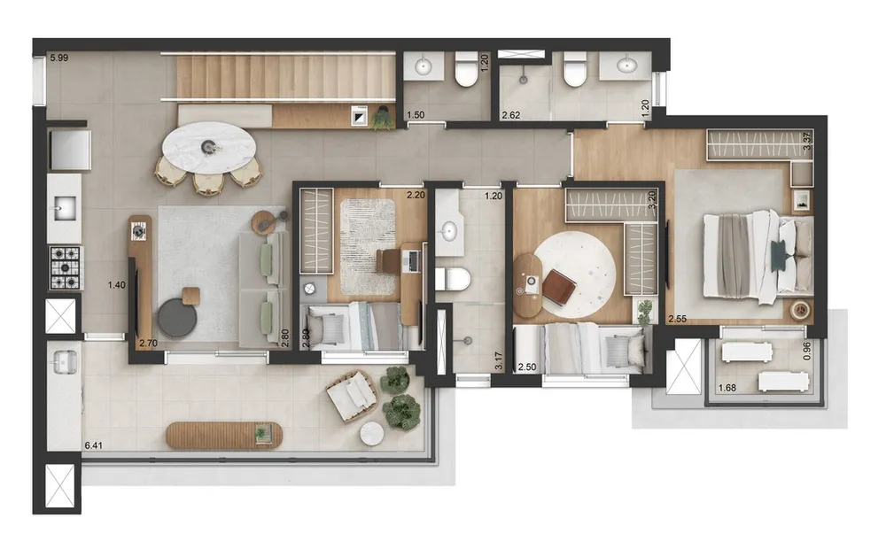 Apartamento, 3 quartos, 85 m² - Foto 8
