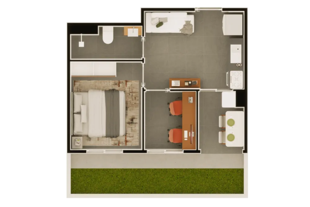 Apartamento, 1 quarto, 28 m² - Foto 8