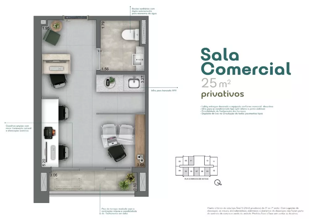 Sala-Conjunto, 26 m² - Foto 12