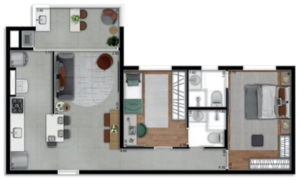Apartamento, 2 quartos, 70 m² - Foto 28