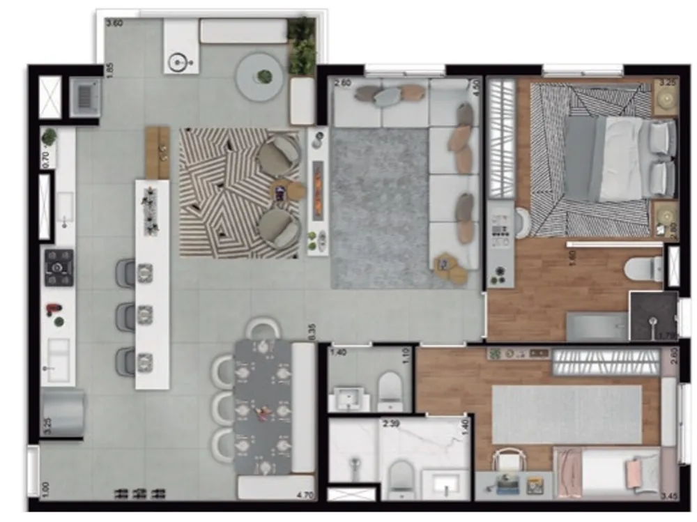Apartamento, 2 quartos, 70 m² - Foto 27