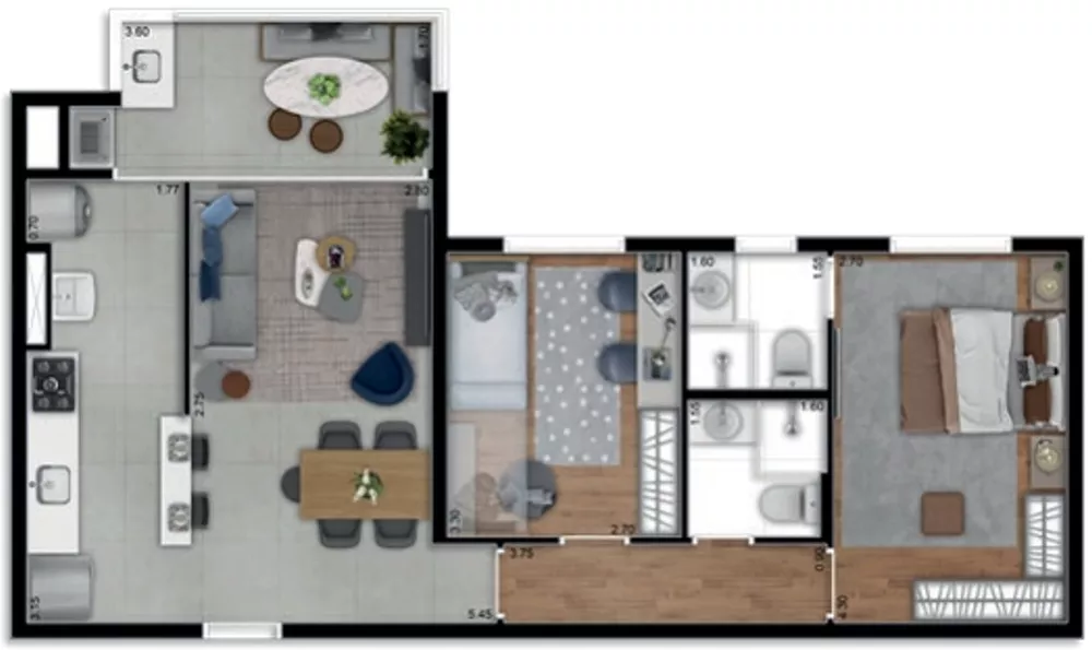 Apartamento, 2 quartos, 70 m² - Foto 25