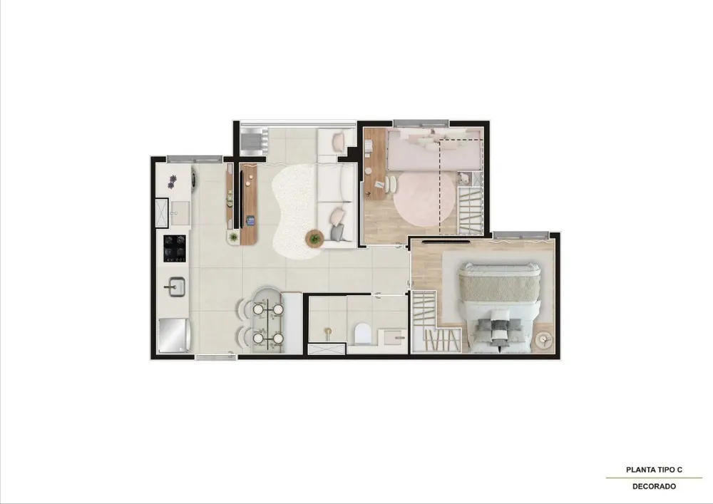Apartamento, 2 quartos, 38 m² - Foto 8