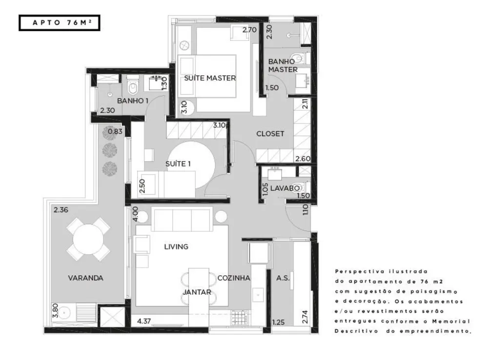 Cobertura, 3 quartos, 150 m² - Foto 12