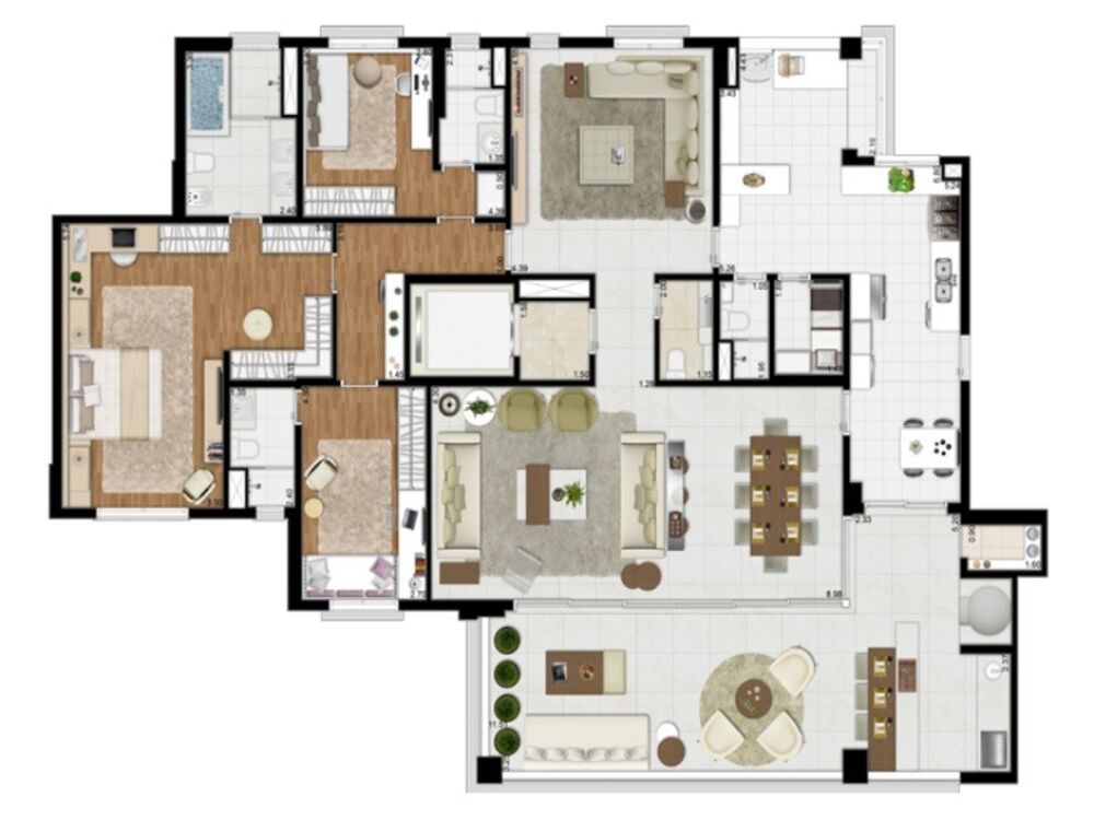 Apartamento, 3 quartos, 250 m² - Foto 16