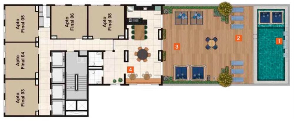 Apartamento à venda com 1 quarto, 25m² - Foto 3