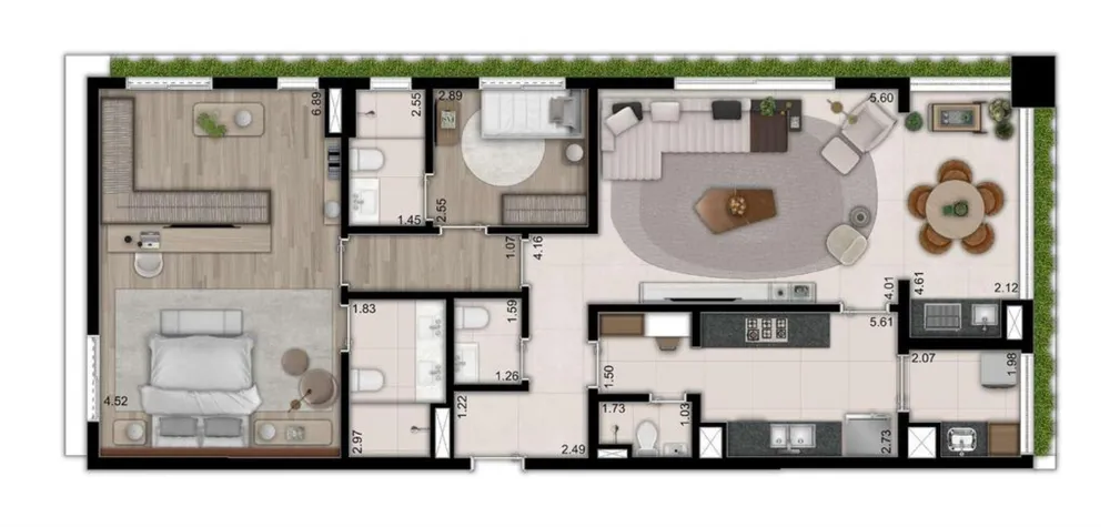 Apartamento, 3 quartos, 316 m² - Foto 3