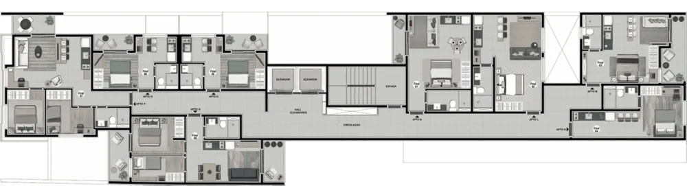Apartamento, 1 quarto, 34 m² - Foto 5