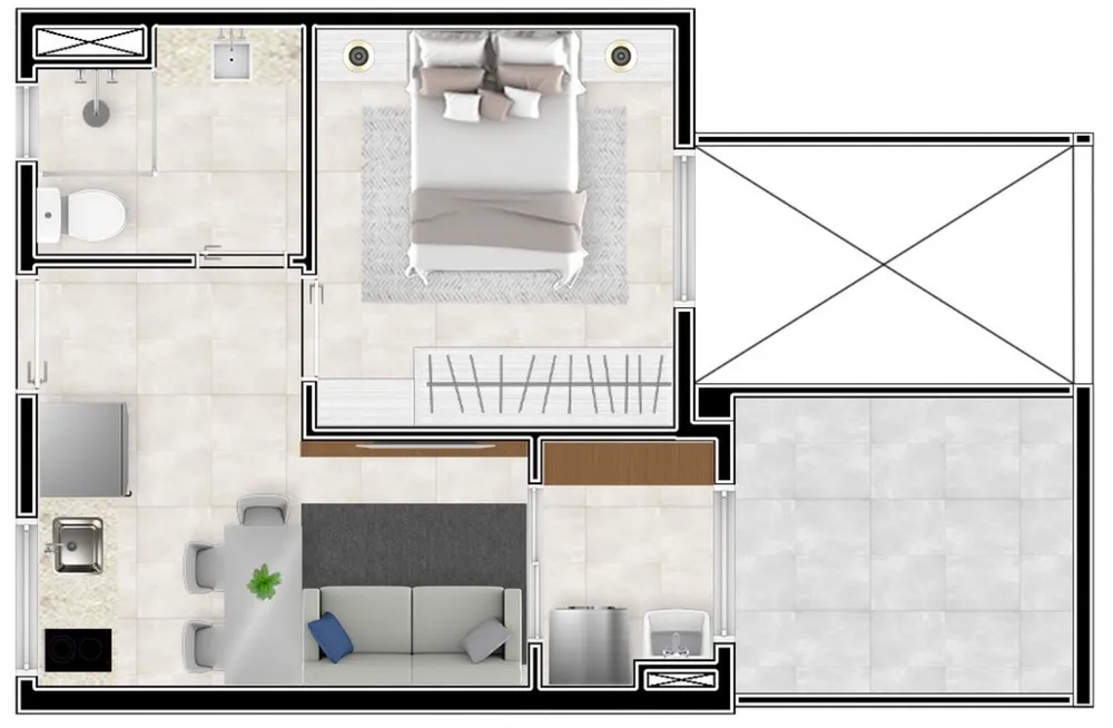 Apartamento, 1 quarto, 25 m² - Foto 14