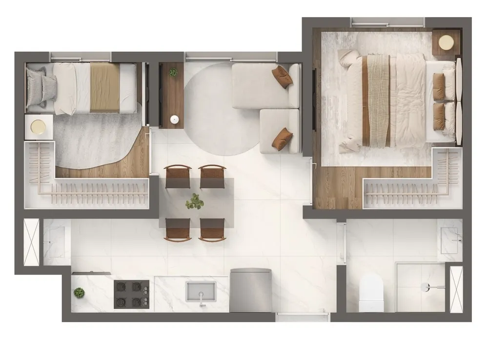 Apartamento, 1 quarto, 25 m² - Foto 4