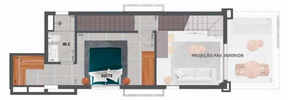 Apartamento, 1 quarto, 48 m² - Foto 8