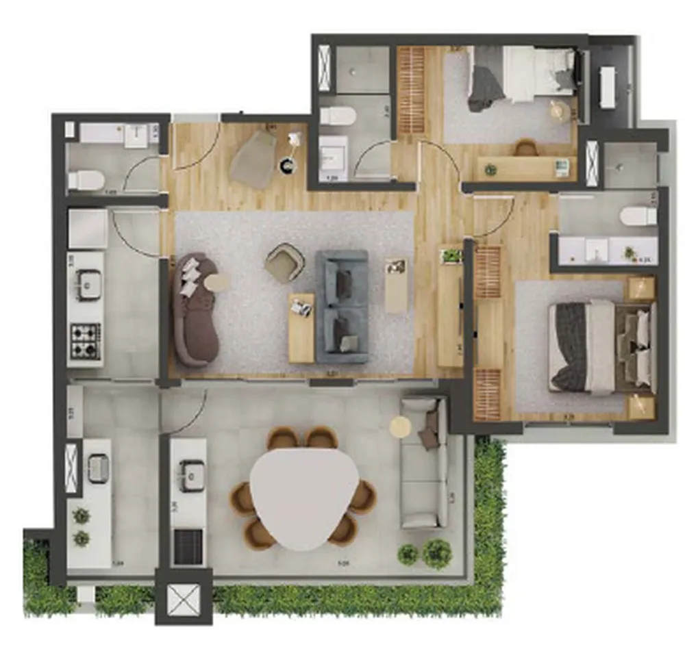 Apartamento, 3 quartos, 89 m² - Foto 5