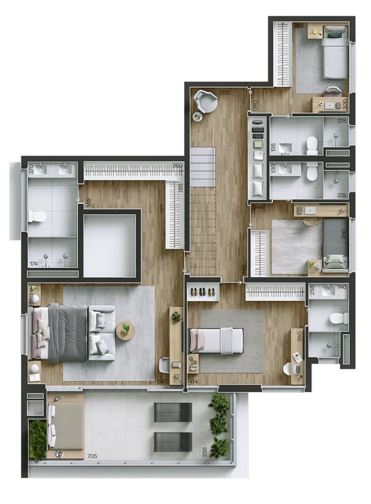Apartamento, 3 quartos, 134 m² - Foto 4