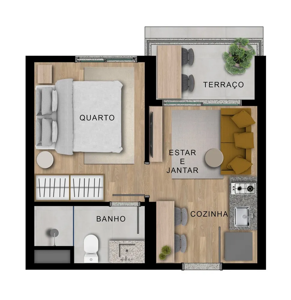 Apartamento, 2 quartos, 41 m² - Foto 5