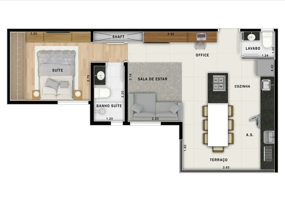 Apartamento, 2 quartos, 50 m² - Foto 8