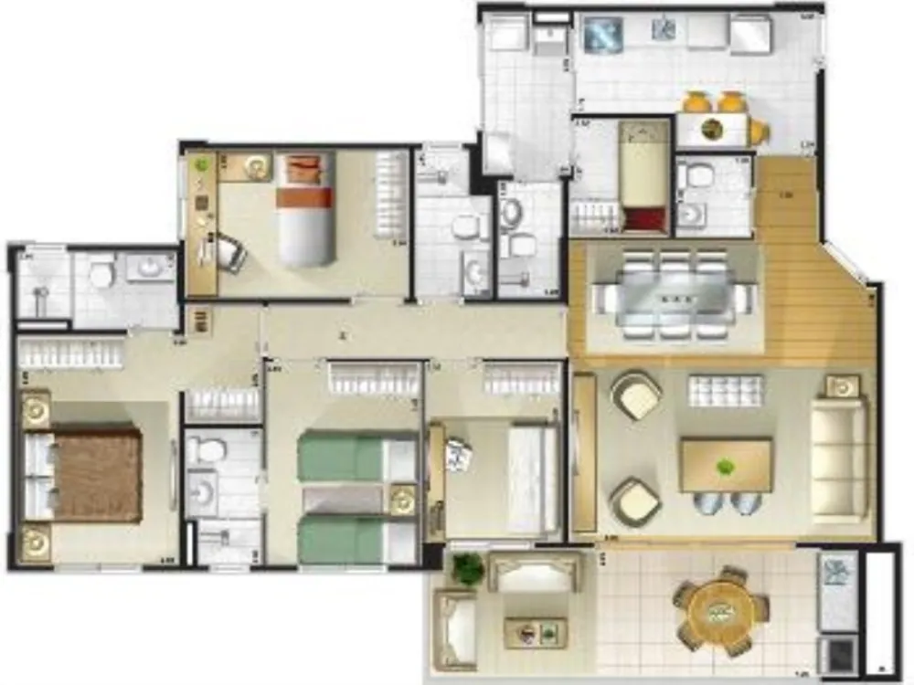 Apartamento, 3 quartos, 128 m² - Foto 4