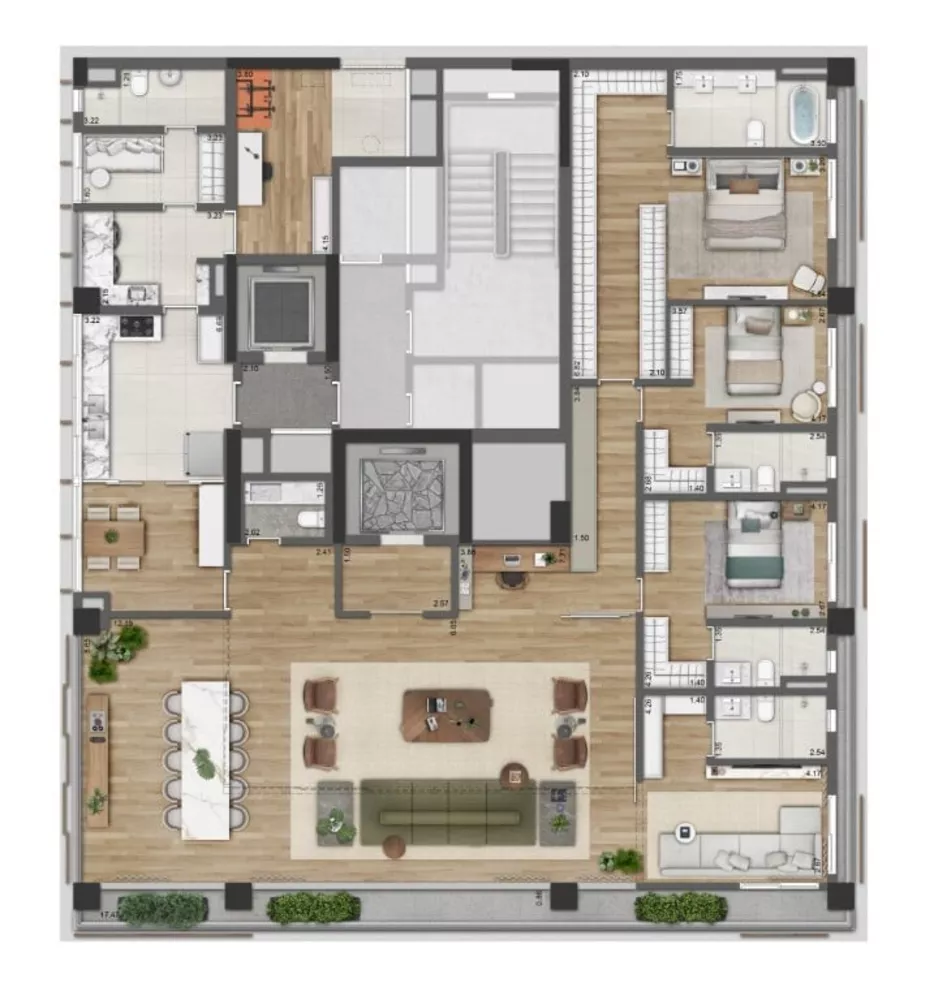 Apartamento, 4 quartos, 288 m² - Foto 23