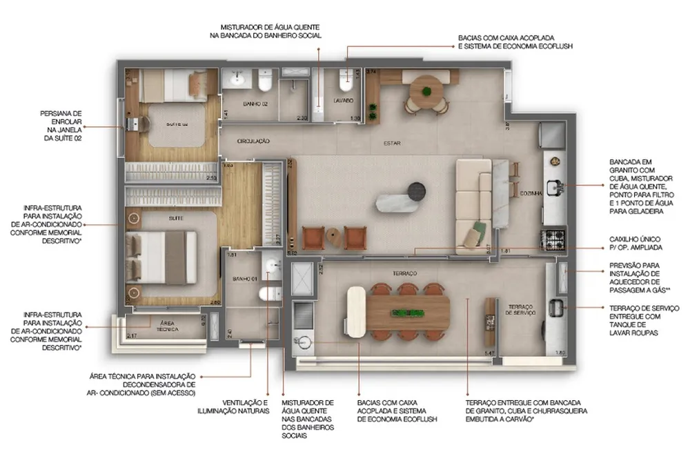 Apartamento, 2 quartos, 75 m² - Foto 5