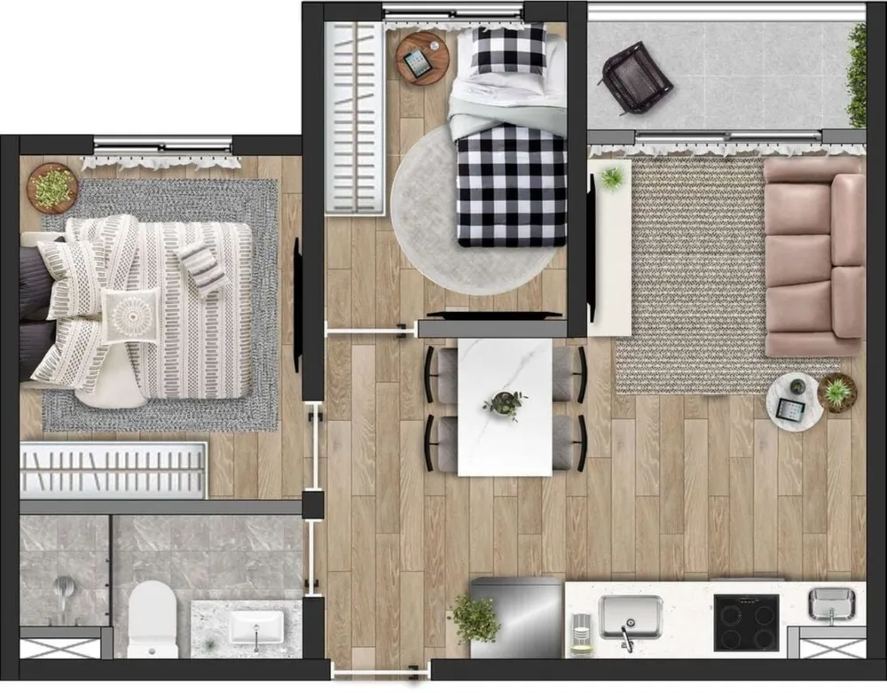 Apartamento, 1 quarto, 25 m² - Foto 21