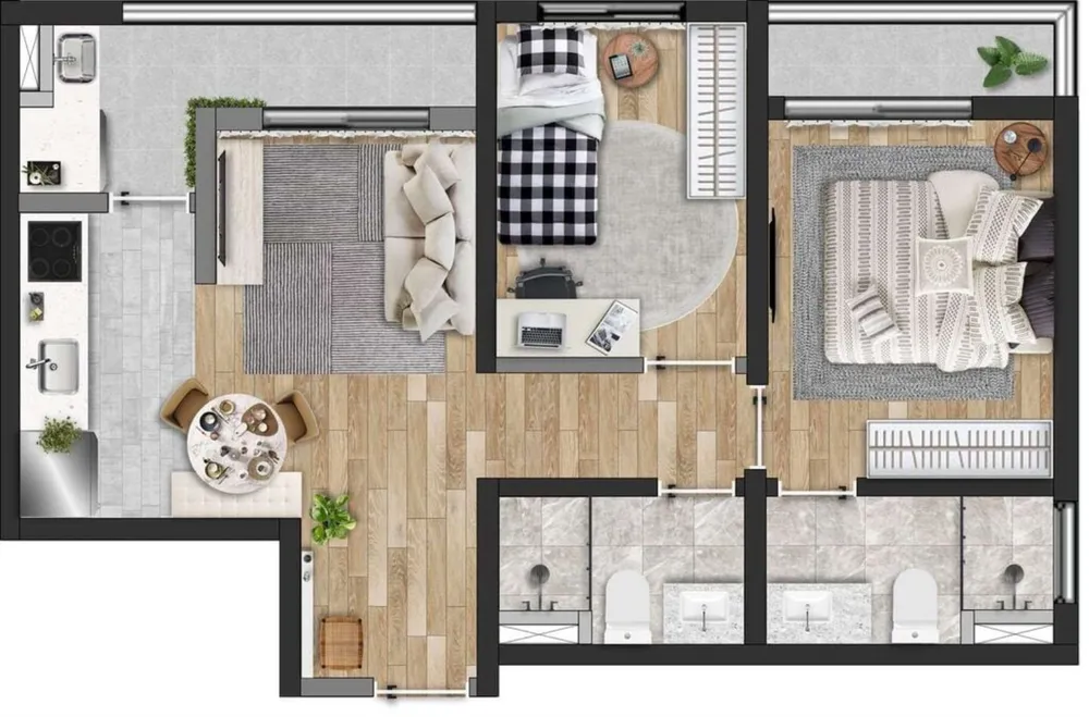 Apartamento, 1 quarto, 25 m² - Foto 23