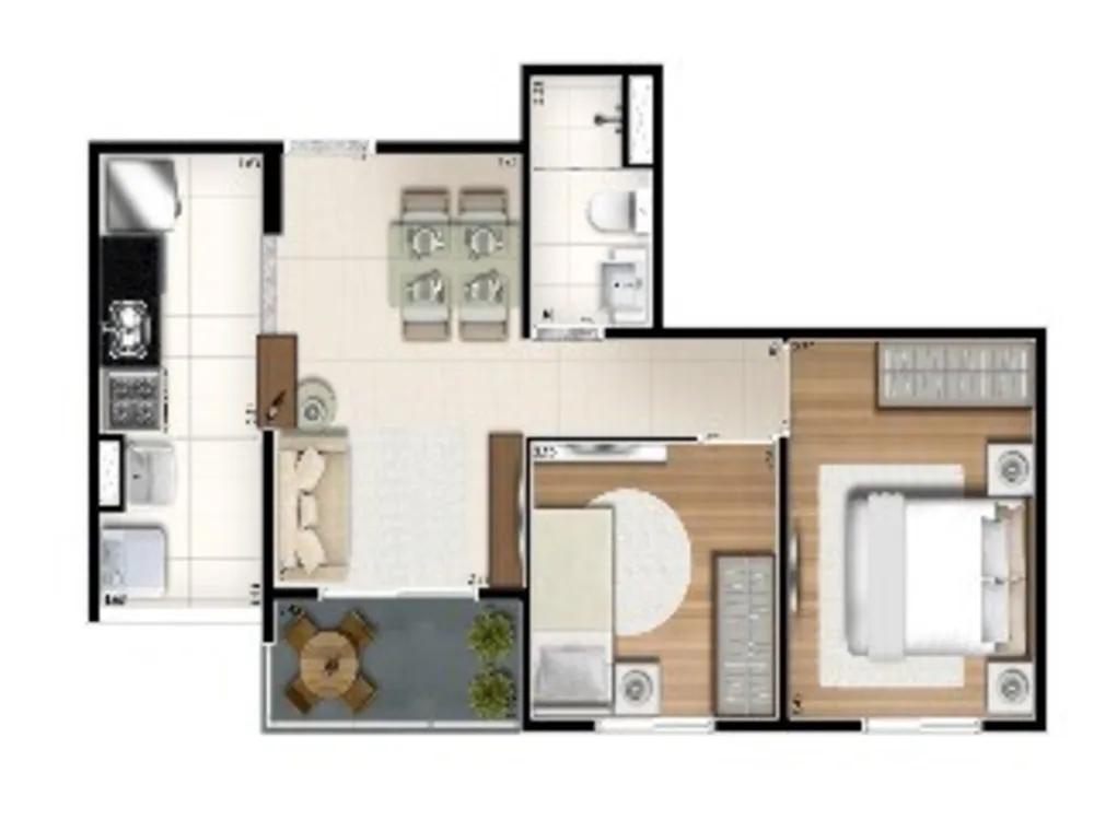 Apartamento, 2 quartos, 60 m² - Foto 6