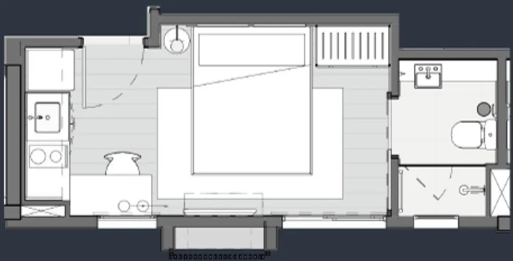 Apartamento, 1 quarto, 47 m² - Foto 8