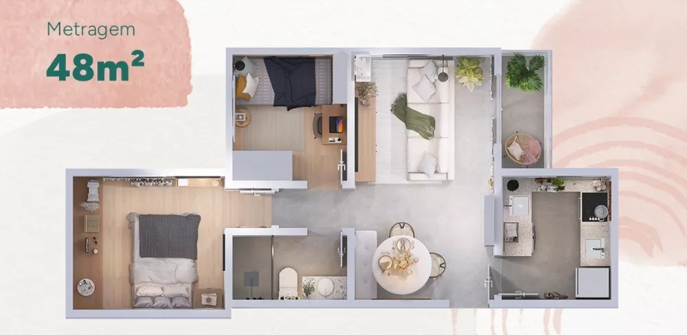 Apartamento, 2 quartos, 48 m² - Foto 10