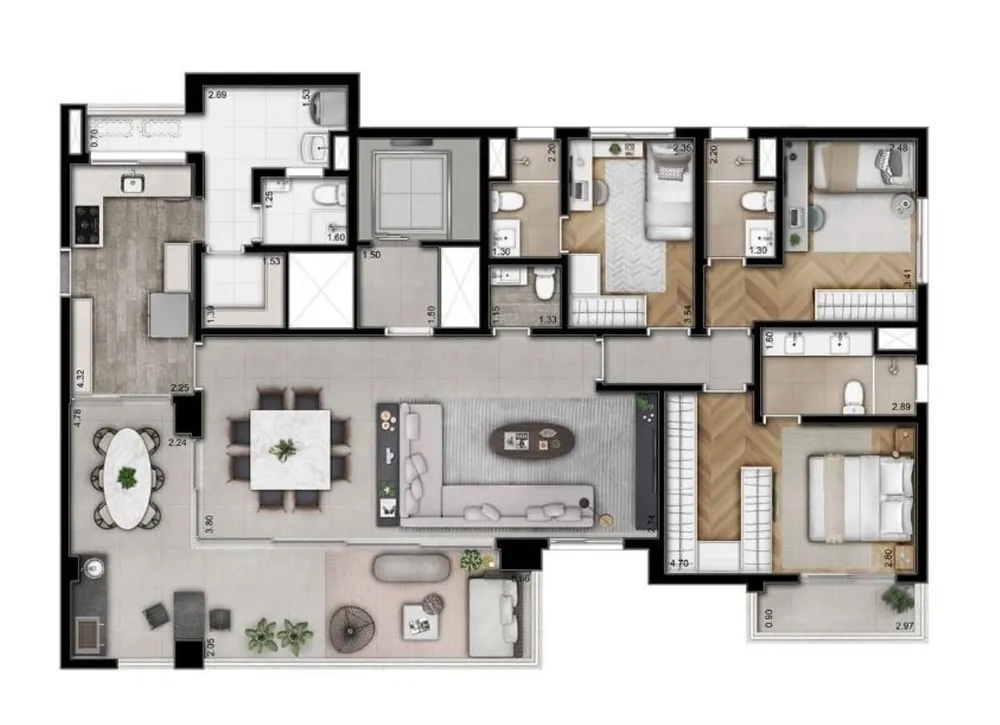 Apartamento, 3 quartos, 153 m² - Foto 16