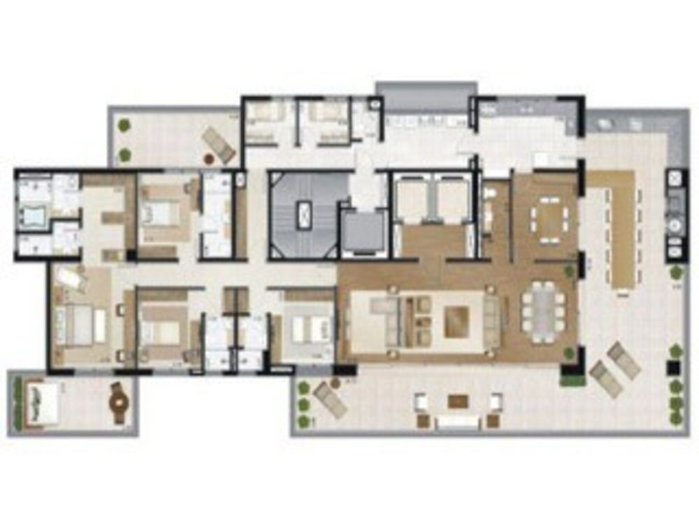 Apartamento, 4 quartos, 407 m² - Foto 3