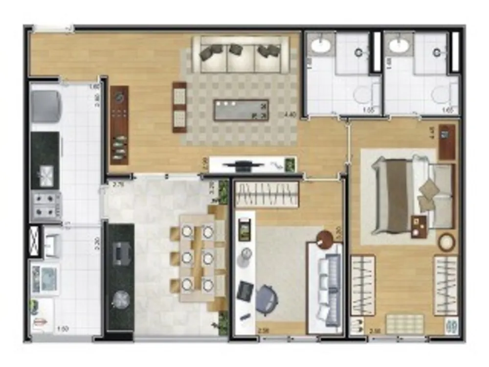 Apartamento, 3 quartos, 95 m² - Foto 7