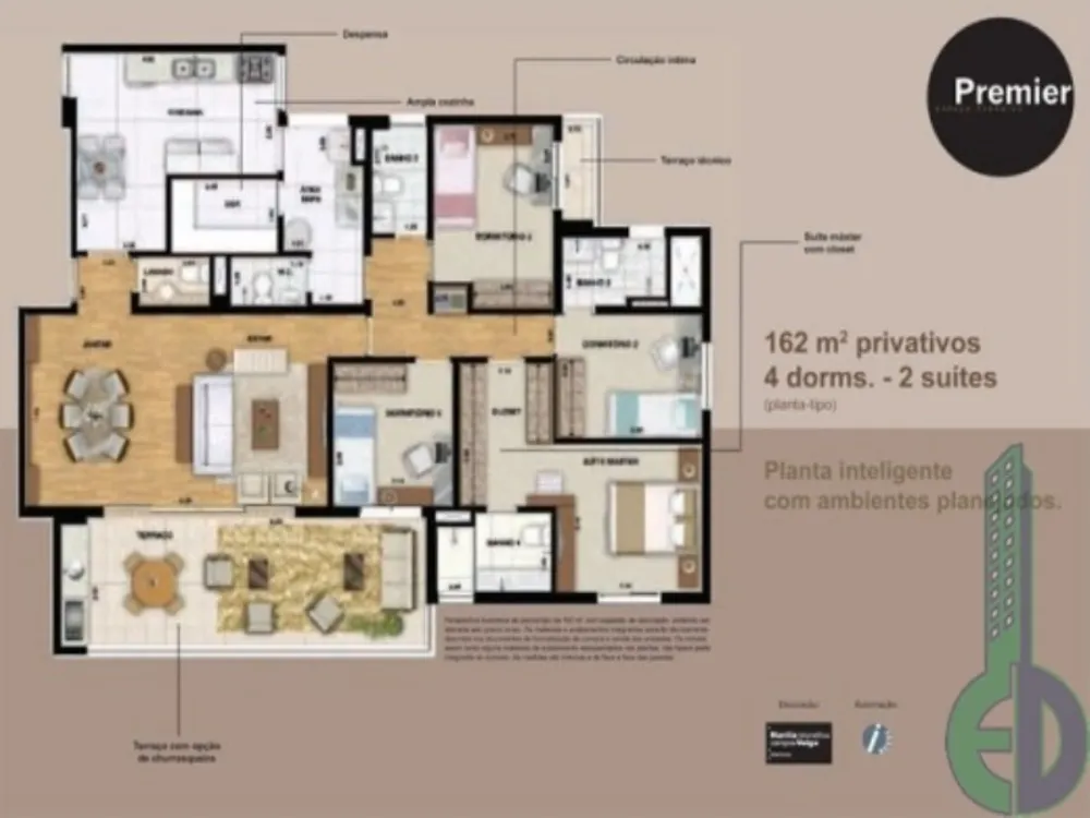 Apartamento, 3 quartos, 162 m² - Foto 10
