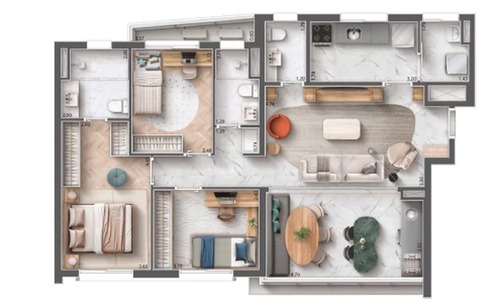 Apartamento, 3 quartos, 89 m² - Foto 11