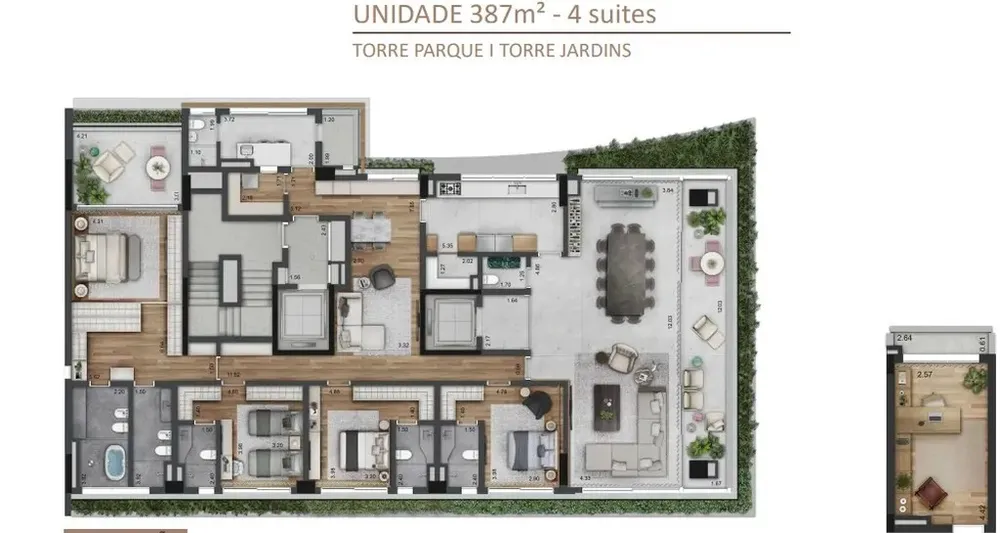 Apartamento, 4 quartos, 300 m² - Foto 4